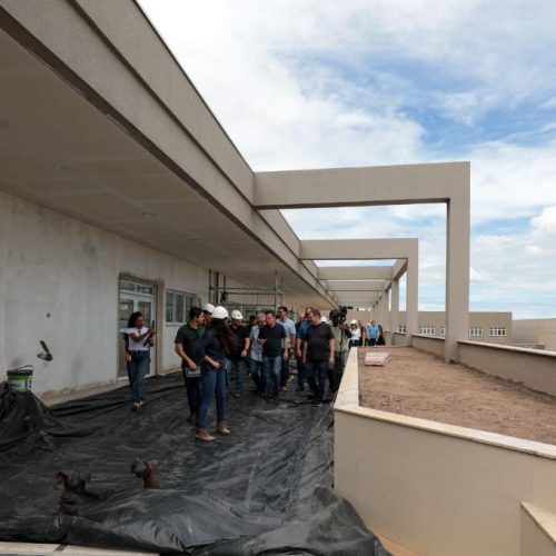 Novo Hospital Júlio Müller chega a 94% de conclusão e entra na fase final das obras