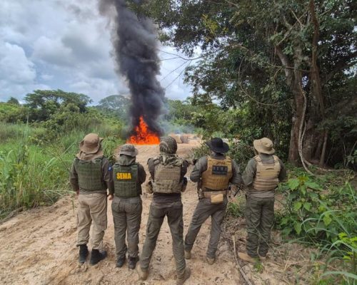 Garimpo ilegal é alvo de operação e sofre prejuízo de R$ 3,5 milhões no norte de MT