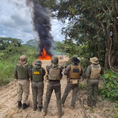 Garimpo ilegal é alvo de operação e sofre prejuízo de R$ 3,5 milhões no norte de MT