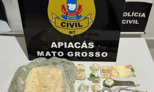 Mulher é presa por tráfico com mais de 1 kg de cocaína em Apiacás