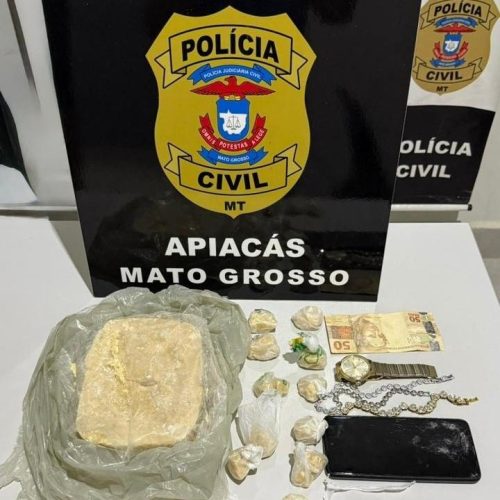 Mulher é presa por tráfico com mais de 1 kg de cocaína em Apiacás