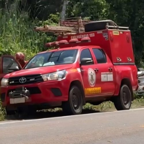Colisão na BR-174 termina com um morto e mobiliza bombeiros em MT