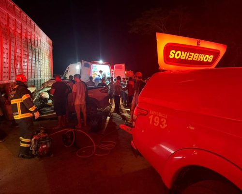 Dois acidentes graves mobilizam bombeiros em rodovias de Mato Grosso