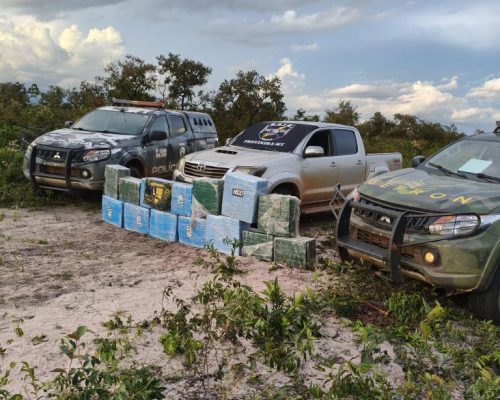 Operação integrada apreende quase meia tonelada de drogas na fronteira de MT