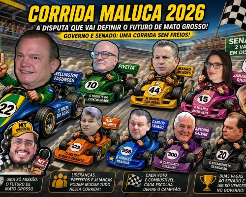 CORRIDA MALUCA 2026: WELLINGTON ACELERA, MAURO MONTA A EQUIPE, JAYME PATINA E MAX OBSERVA TUDO PELO RETROVISOR