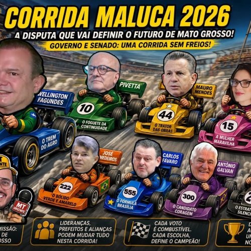 CORRIDA MALUCA 2026: WELLINGTON ACELERA, MAURO MONTA A EQUIPE, JAYME PATINA E MAX OBSERVA TUDO PELO RETROVISOR