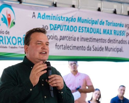 “Obra que salva vidas”, diz Max Russi durante entrega de hospital reformado em Torixoréu