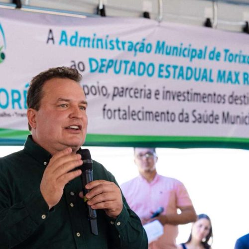 “Obra que salva vidas”, diz Max Russi durante entrega de hospital reformado em Torixoréu