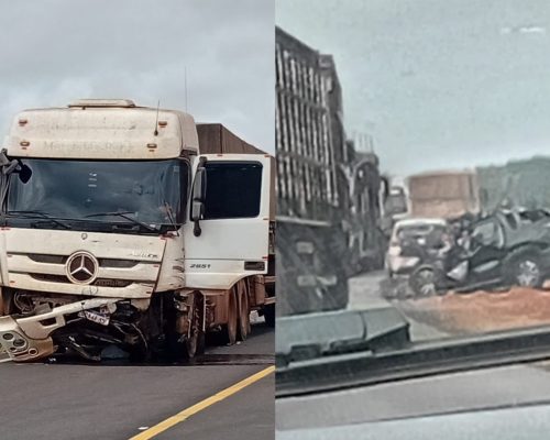 Tragédia na BR-163: colisão frontal mata duas pessoas em Sorriso