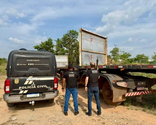 Polícia Civil recupera no Pará carretas furtadas de pátio de apreensão em MT