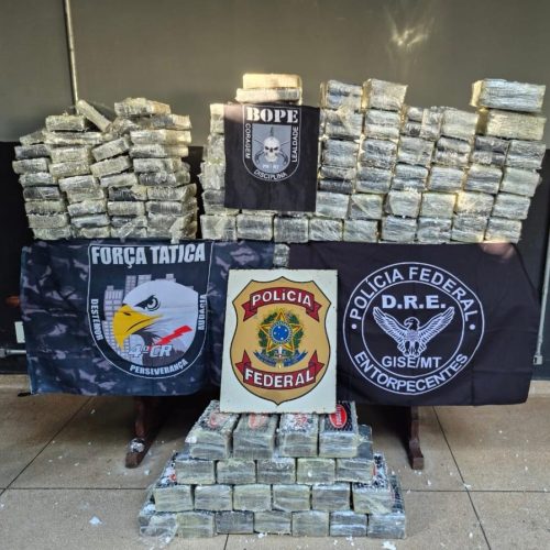 CARGA MILIONÁRIA DE COCAÍNA É INTERCEPTADA EM MT E CAUSA PREJUÍZO DE R$ 15 MILHÕES AO CRIME