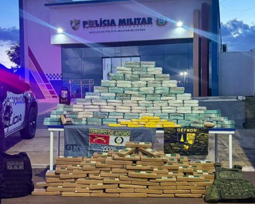 Polícia Militar de MT apreende mais de 5 toneladas de drogas em 2026