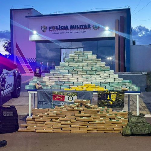 Polícia Militar de MT apreende mais de 5 toneladas de drogas em 2026
