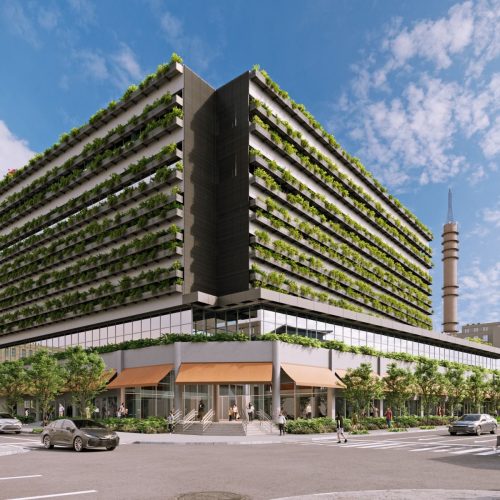 Novo Mercado Municipal ganha fachada sustentável e transforma paisagem do Centro Histórico de Cuiabá