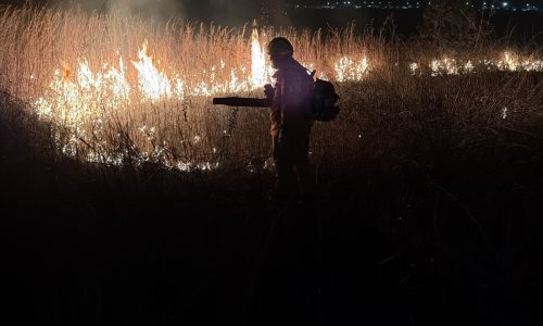 Fogo ameaça carreta e mobiliza Bombeiros em dois incêndios de vegetação em Campo Verde
