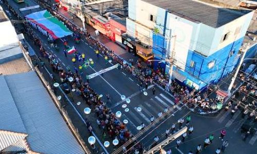 Desfile cívico-militar marca os 159 anos de Várzea Grande com homenagem à força das mulheres