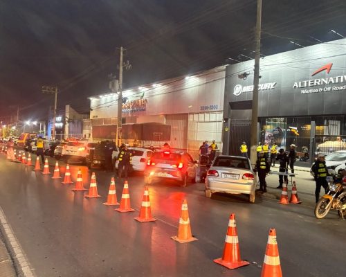 Operação Lei Seca prende cinco condutores por embriaguez e remove 36 veículos em Cuiabá