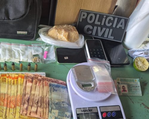 Polícia Civil apreende armas, drogas e prende suspeitos ligados a facção criminosa em operação em Sinop