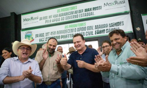 Produtores comemoram avanço de rodovia MT 458 articulada por Russi