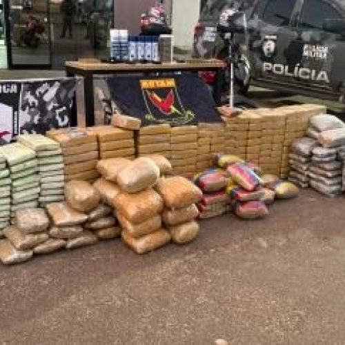 Polícia Militar identifica atuação de nova facção criminosa em MT; operação apreende 385 tabletes de drogas