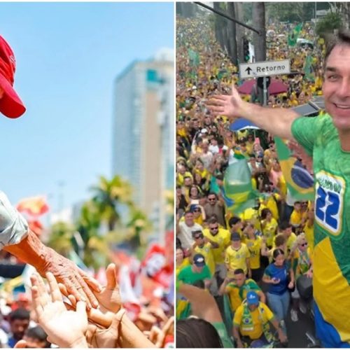 Lula e Flávio Bolsonaro levam multidões às ruas no último dia de campanha; mobilização de Nikolas ganha destaque em BH