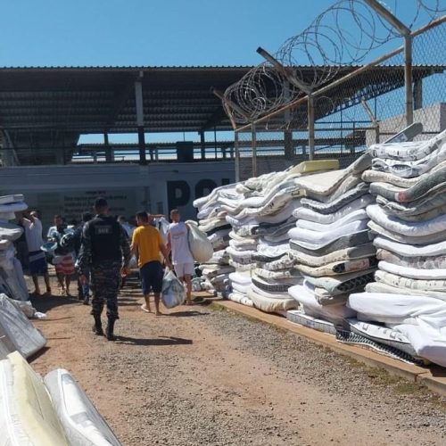 Operação Argos realiza revistas e faxina geral na penitenciária de Várzea Grande