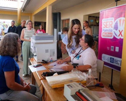 Primeira-dama de MT participa do Mutirão da Cidadania e inauguração de escola nesta terça-feira (27)