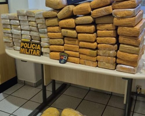 Polícia Militar apreende 103 tabletes de entorpecentes escondidos em veículo em Torixoréu