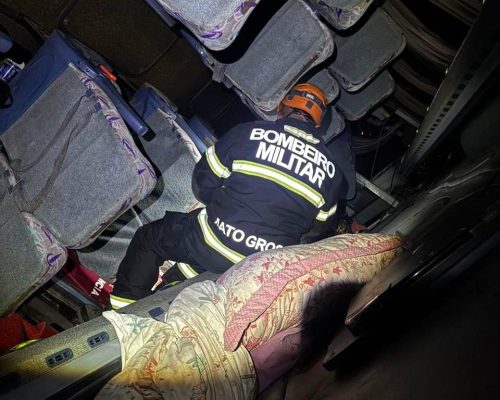 Bombeiros socorrem 34 vítimas em grave acidente na Serra de São Vicente