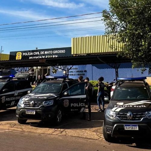 Polícia Civil deflagra terceira fase de operação e prende quatro pessoas em Água Boa