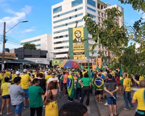 Manifestação pela democracia marca o 7 de Setembro em Cuiabá: 16h enfrente ao Chopão