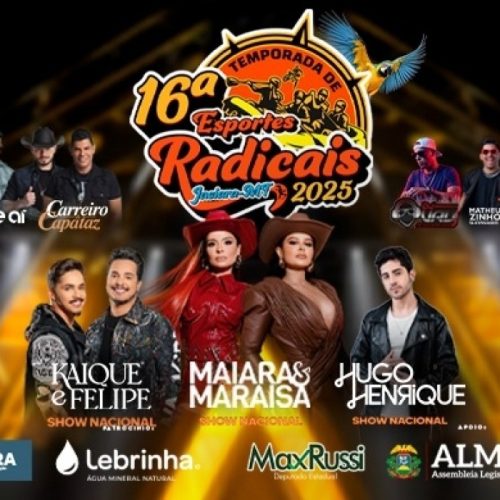 16ª Temporada de Esportes Radicais começa nesta sexta-feira (12) em Jaciara