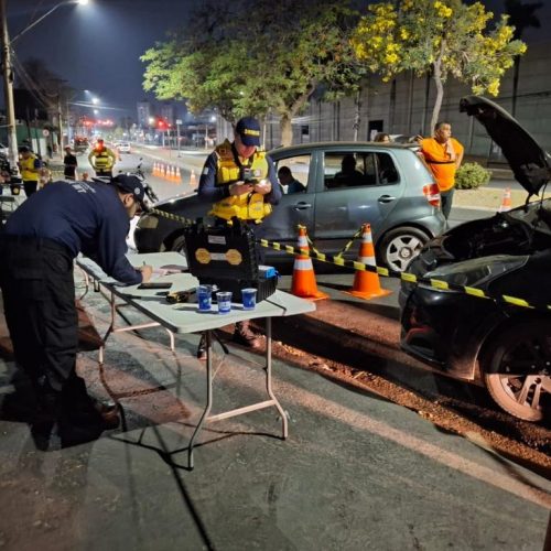 Operações Lei Seca resultaram na prisão de 16 condutores em Cuiabá