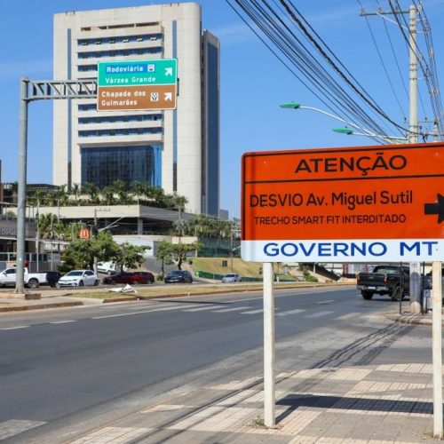 Alça de acesso à Avenida Miguel Sutil será interditada a partir de segunda-feira (29)