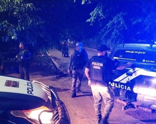 Polícias Civil e Militar realizam operação de combate à criminalidade em São José do Xingú