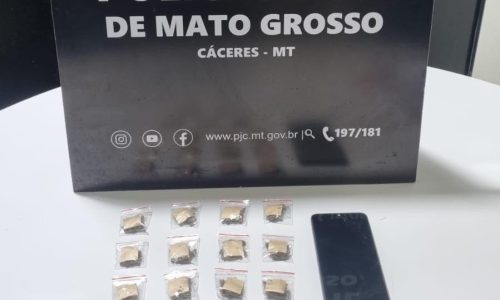 Polícia Civil fecha boca de fumo que funcionava em ferro-velho em Cáceres