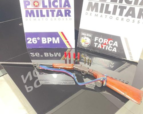 Força Tática prende suspeito por tentativa de feminicídio em Nova Mutum