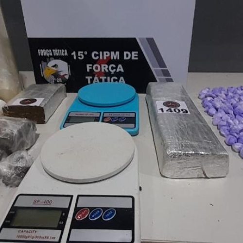 Polícia Militar conduz quatro suspeitos por tráfico de drogas em Várzea Grande