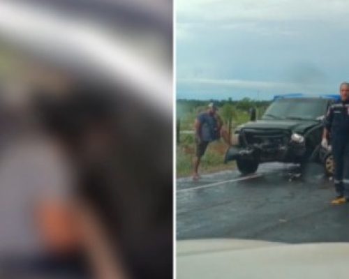 Dois homens morrem em acidente grave na MT-060, em Poconé; vítimas ficaram presas às ferragens