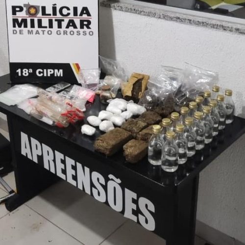 PM detém adolescente por tráfico de drogas e apreende entorpecentes em São José do Rio Claro