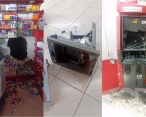 Farmácia é invadida e caixa eletrônico é alvo de tentativa de furto em Cuiabá