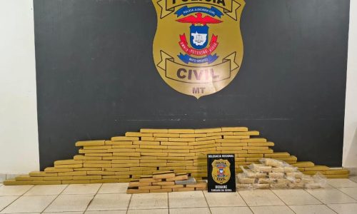 Polícia Civil prende quatro pessoas e apreende mais de 140 quilos de drogas em Tangará da Serra