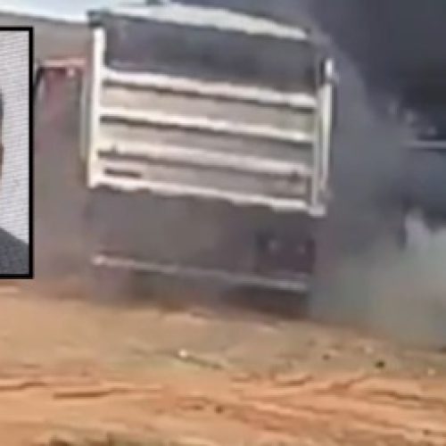 Vídeo mostra momento em que trabalhador morre após explosão de pneu durante manutenção em fazenda de MT