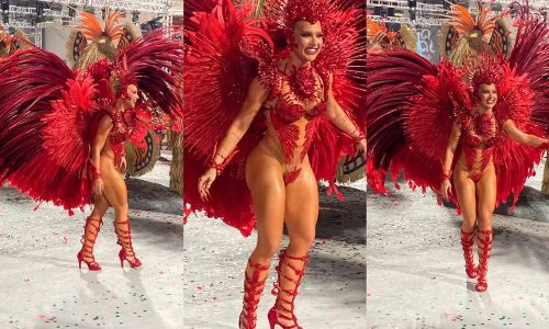 Fantasia de Virginia apresenta imprevistos na Sapucaí e influenciadora conclui desfile sem parte do figurino