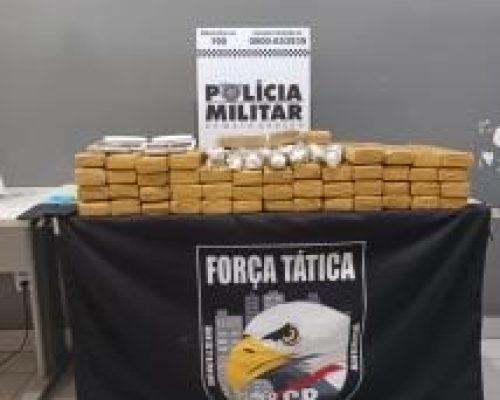 Polícia prende quatro suspeitos com 47 tabletes de maconha em Várzea Grande
