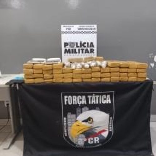 Polícia prende quatro suspeitos com 47 tabletes de maconha em Várzea Grande