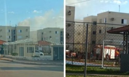 Incêndio atinge apartamento em condomínio de Várzea Grande e mobiliza Bombeiros