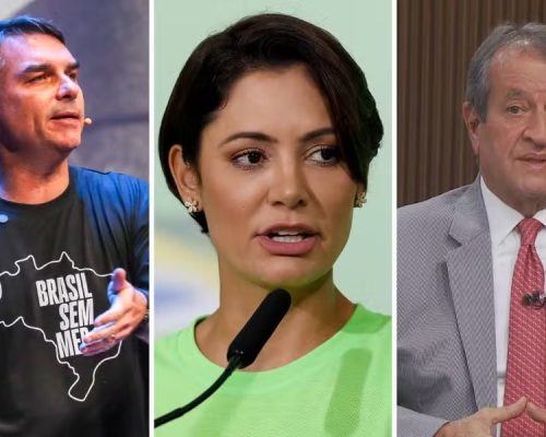Clima esquenta na direita: Valdemar entra em campo para tentar conter crise entre Michelle e Flávio Bolsonaro