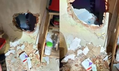 A que ponto chegamos? Criminosos quebram parede, invadem farmácia e furtam medicamentos em Cuiabá