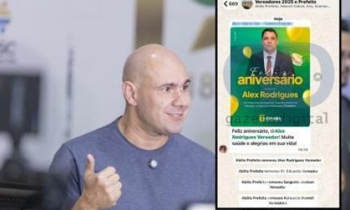 Abilio exclui vereadores de grupo de WhatsApp após ser alvo de críticas na Câmara